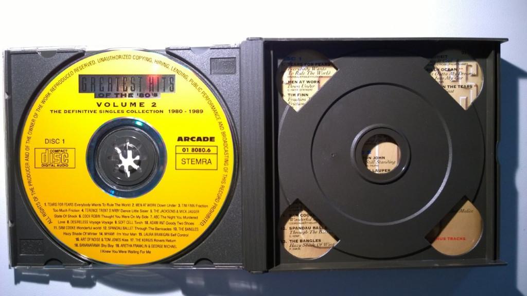 Greatest Hits Of The '80's Volume 2 Single Collection 80-89, Ophalen of Verzenden, Zo goed als nieuw, Pop