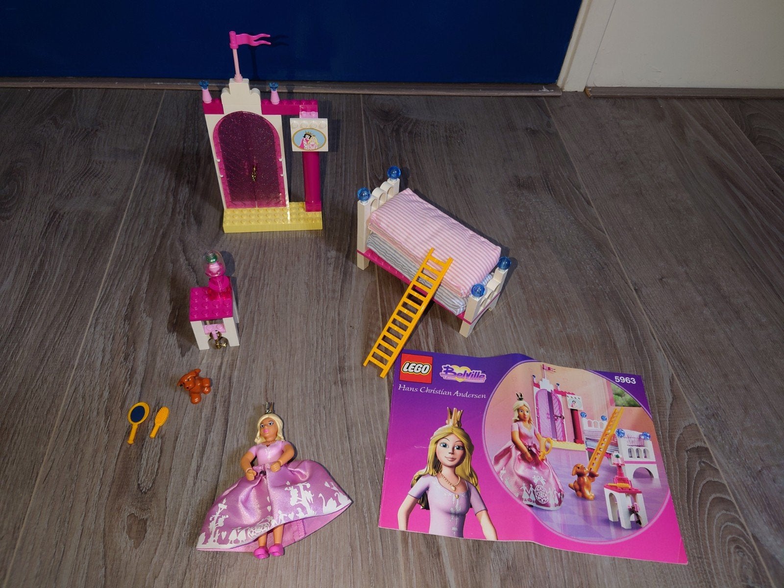 Meisjes Lego Belville set 5963 Prinses op het erwt, Ophalen of Verzenden, Zo goed als nieuw, Complete set