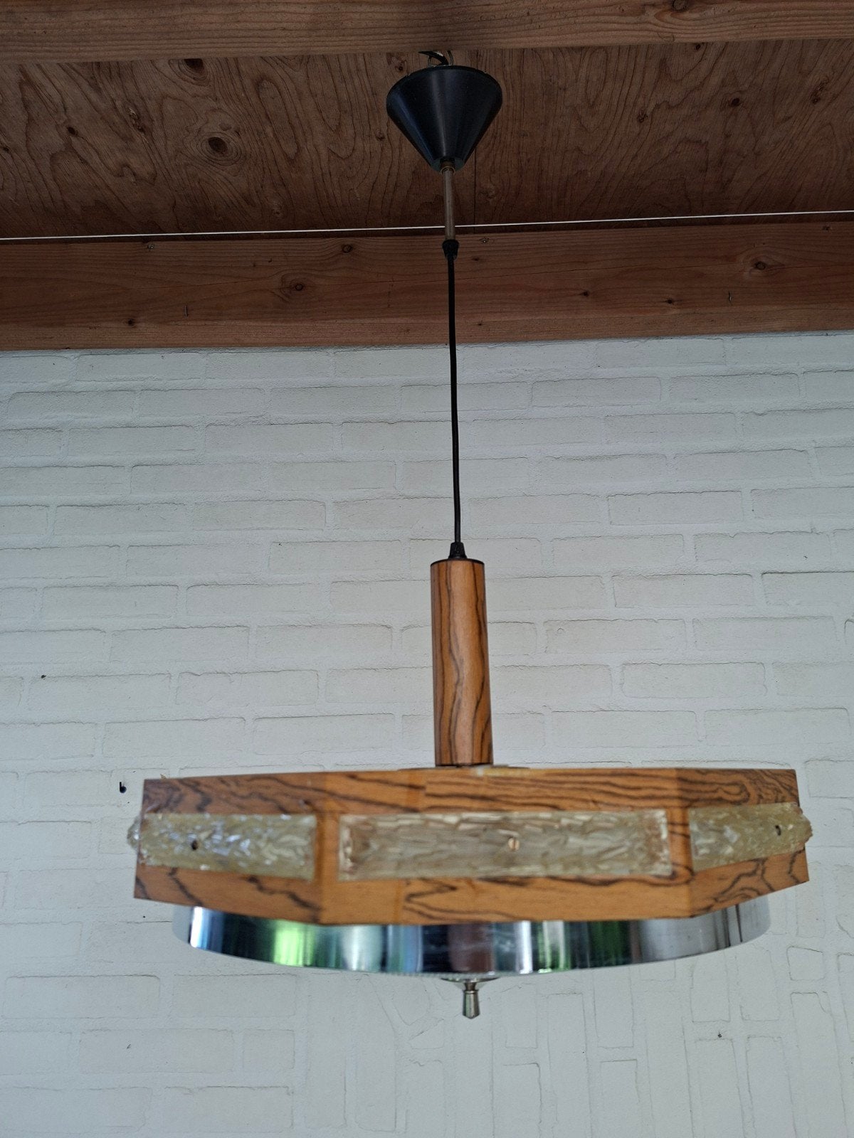 Vintage retro hanglamp Design Mid Century Lakro jaren 60., Huis en Inrichting, Lampen | Hanglampen, Ophalen, Gebruikt, Vintage retro jaren 60 Design Mid Century.