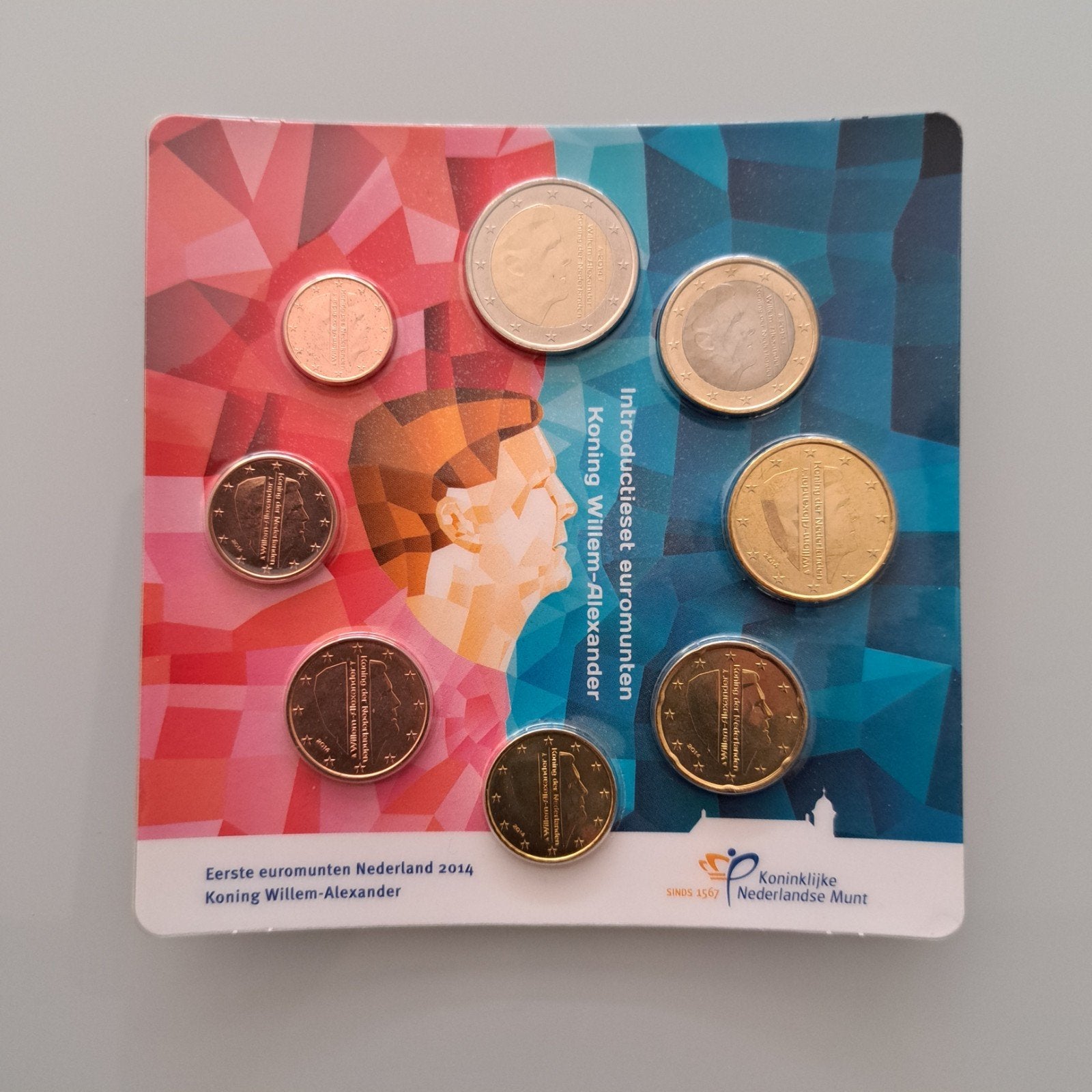 Euromuntenset KNM 2014 Willem-Alexander, Ophalen of Verzenden, Euro's, Setje