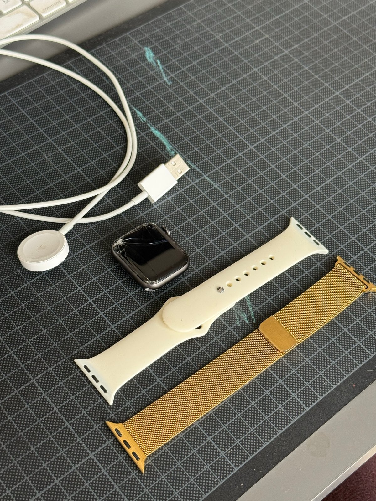 Apple Watch SE met accessoires, Sieraden, Tassen en Uiterlijk, Smartwatches, Ophalen, Gebruikt, Hartslag, IOS