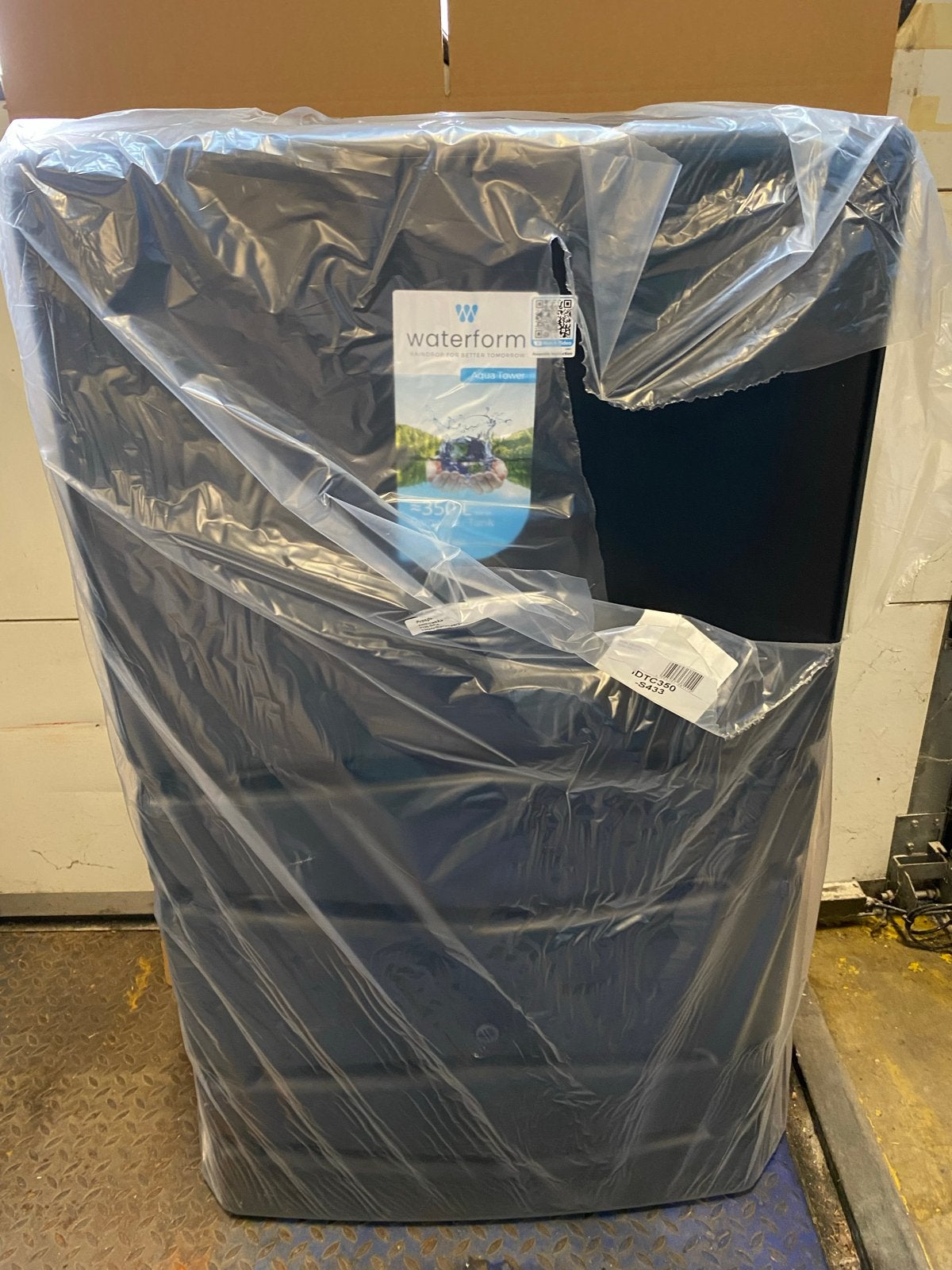 Nieuwe Waterform Aqua Tower Regenton 350L Zwart/Antraciet, Tuin en Terras, Ophalen, Kunststof, Met kraantje, 150 liter of meer