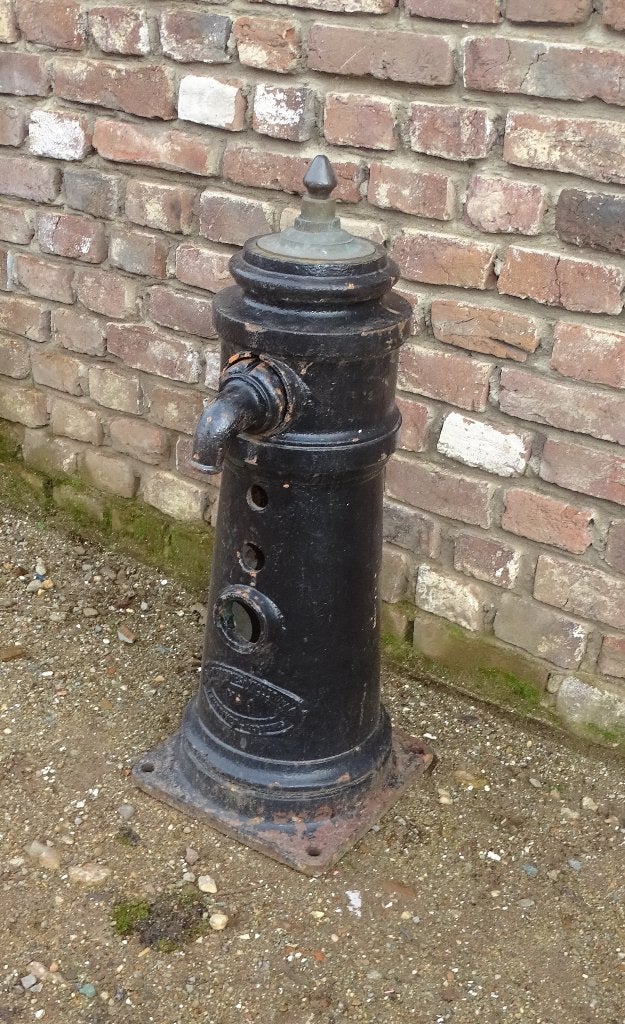 oude gietijzeren stadskraan waterkraan waterpomp pomp kraan, Antiek en Kunst, Ophalen