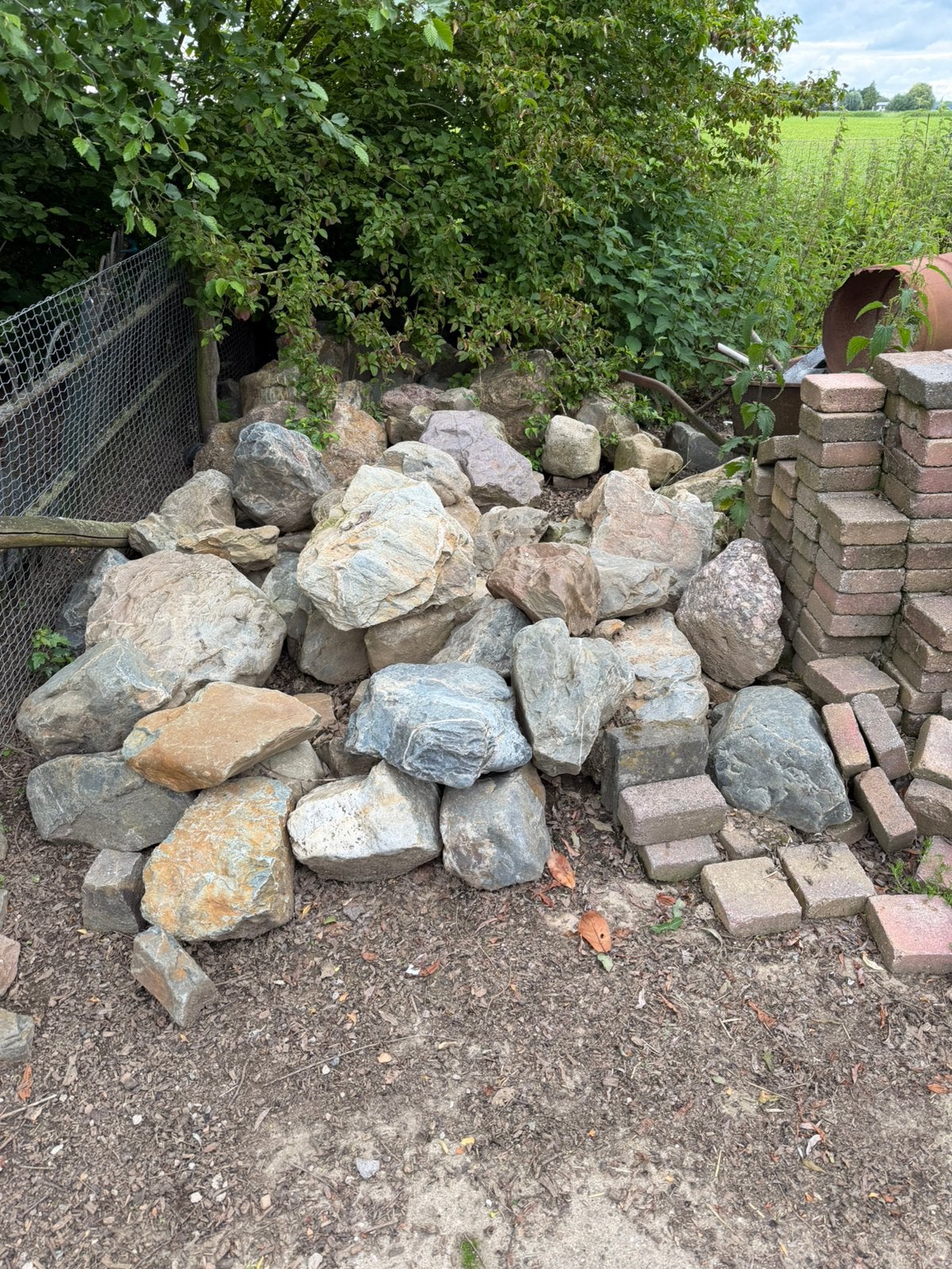 Sierkeien voor tuin, vijver of landschapsinrichting, Tuin en Terras, Ophalen, Gebruikt, Multi, Kei