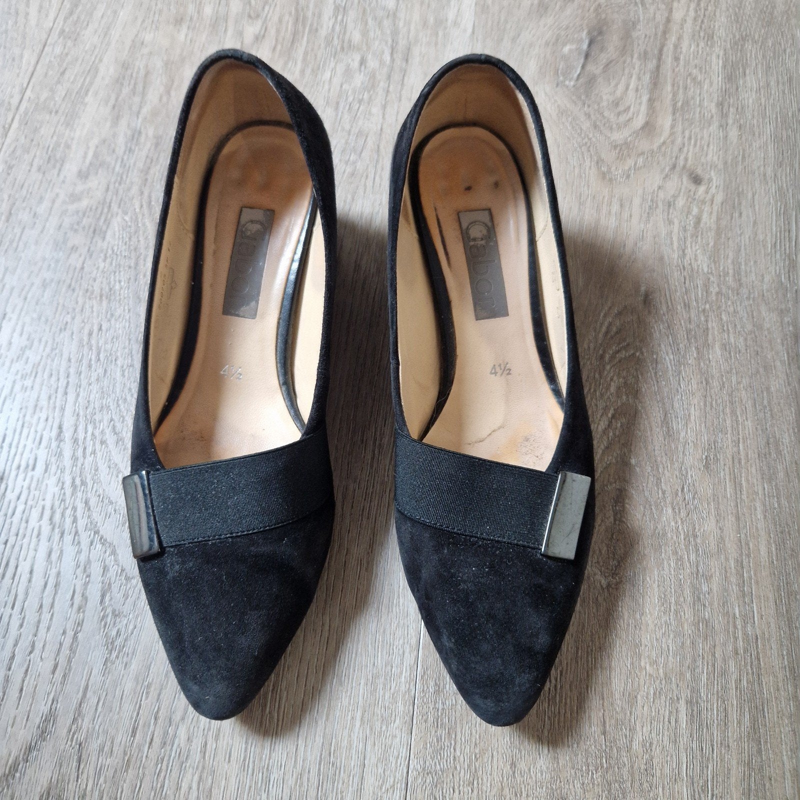 Gabor zwarte suède pumps met lage hak, maat 37.5, Kleding | Dames, Schoenen, Schoenen met lage hakken, Zwart, Gabor, Ophalen of Verzenden