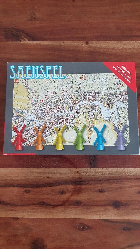 Saenspel, bordspel Zaanstad, Zaanspel. Nieuw in doos. 5C7, Hobby en Vrije tijd, Tweedehands verkoop, Tweedehands verkoop, Gebruikt