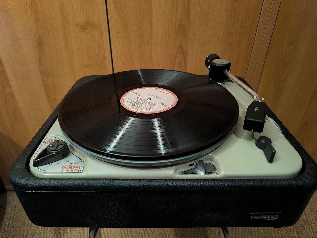 Thorens TD 135 vrij uniek prima staat, speelt perfect, Ophalen, Thorens, Pitch-regelaar, Zo goed als nieuw