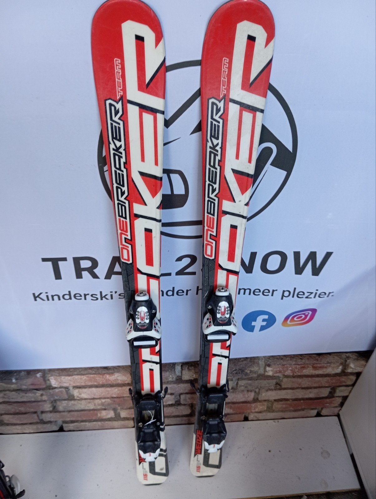 Wedze Onebreaker Team Ski's 116cm - Gewaxt, Overige merken, Gebruikt, 100 tot 140 cm, Ophalen of Verzenden