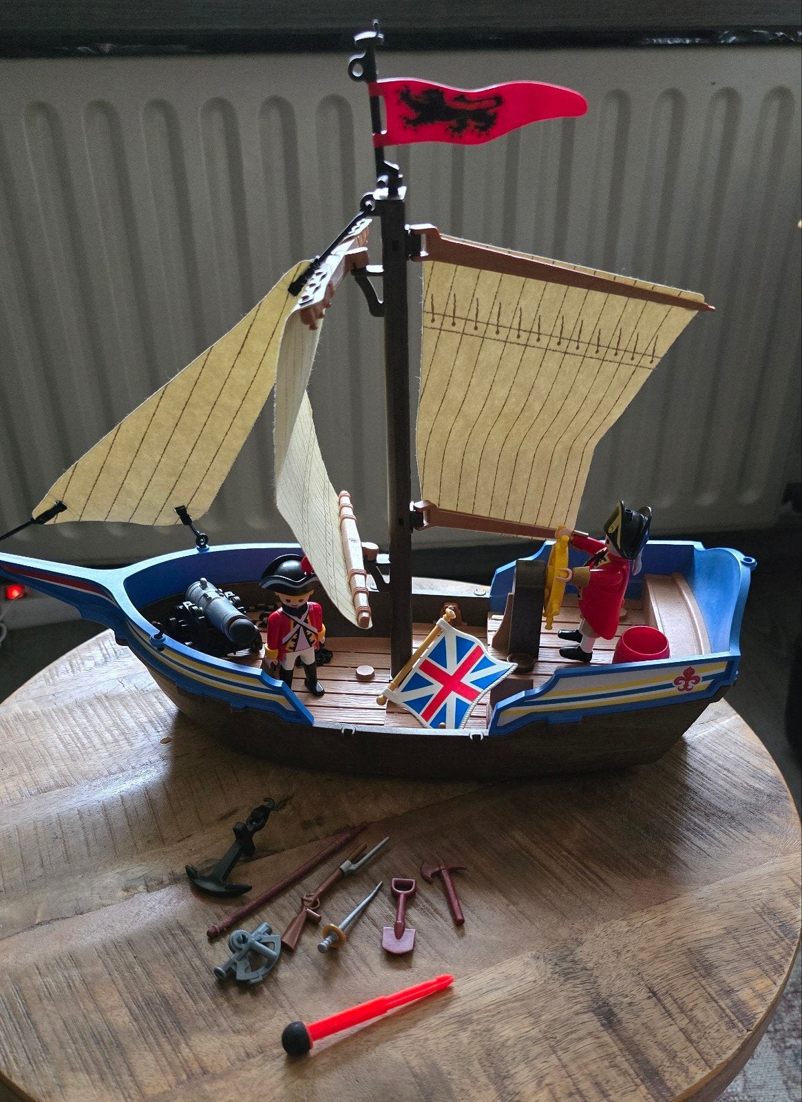 Playmobil 5140 Britse kanonveerboot, Ophalen of Verzenden, Gebruikt