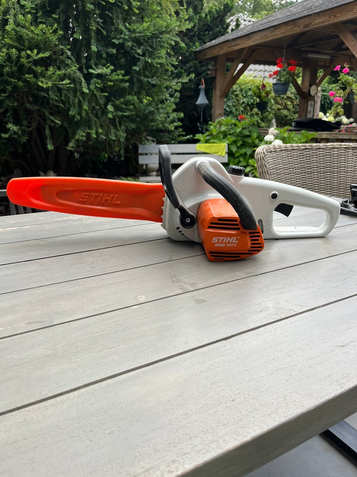 STIHL elektrische kettingzaag MSC 141C, Tuin en Terras, Hand-tuingereedschap, Ophalen of Verzenden, Gebruikt