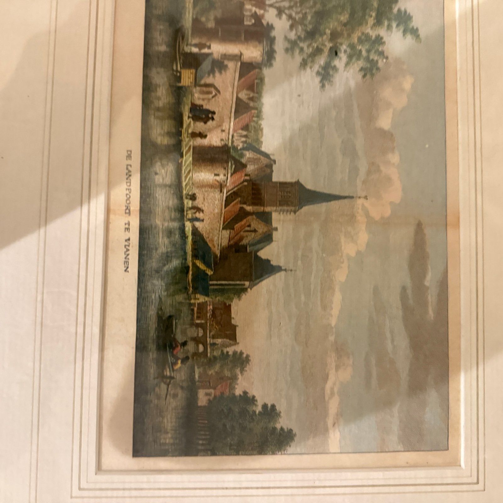 Partij oude schilderijen en ansichtkaarten Utrecht, Vreeswij, Verzamelen, Ophalen of Verzenden, Voor 1920, Ongelopen, Utrecht