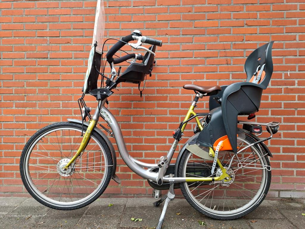 Sparta Amazone moederfiets, Fietsen en Brommers, Fietsen | Dames | Moederfietsen, Ophalen, 2 zitjes, Sparta, Gebruikt