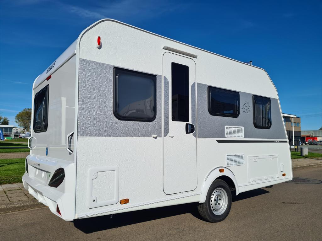 Knaus Sport 400 QD, Caravans en Kamperen, Bedrijf, Treinzit, Tot en met 3, Schokbreker