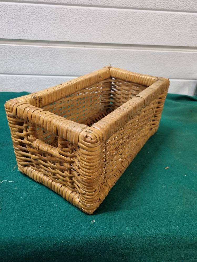mand riet lade, Huis en Inrichting, Woonaccessoires | Schalen en Manden, Ophalen of Verzenden, 'T Olde Gre-j, Info@toldegrej.nl
