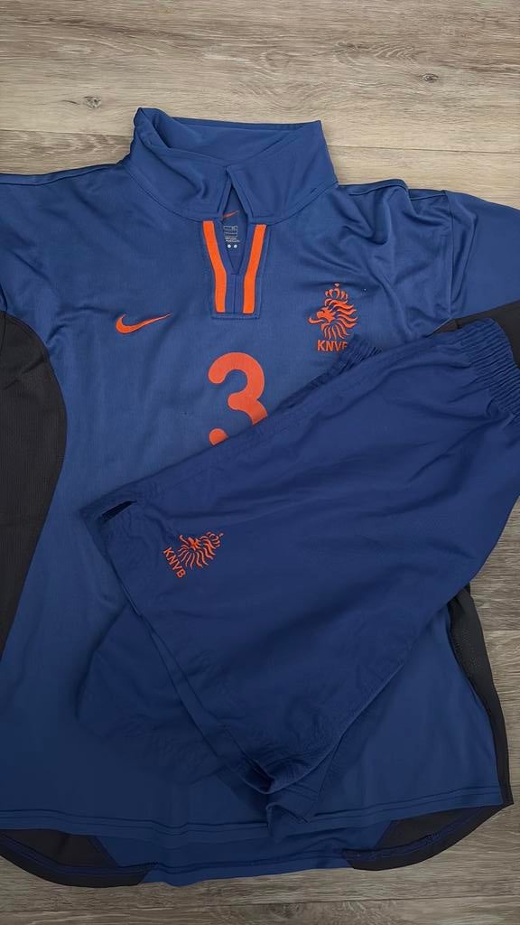 Nike Nederlands Elftal Volledig Tenue 2002/04 – Jaap Stam #3, Maat XL, Ophalen of Verzenden, Zo goed als nieuw, Shirt