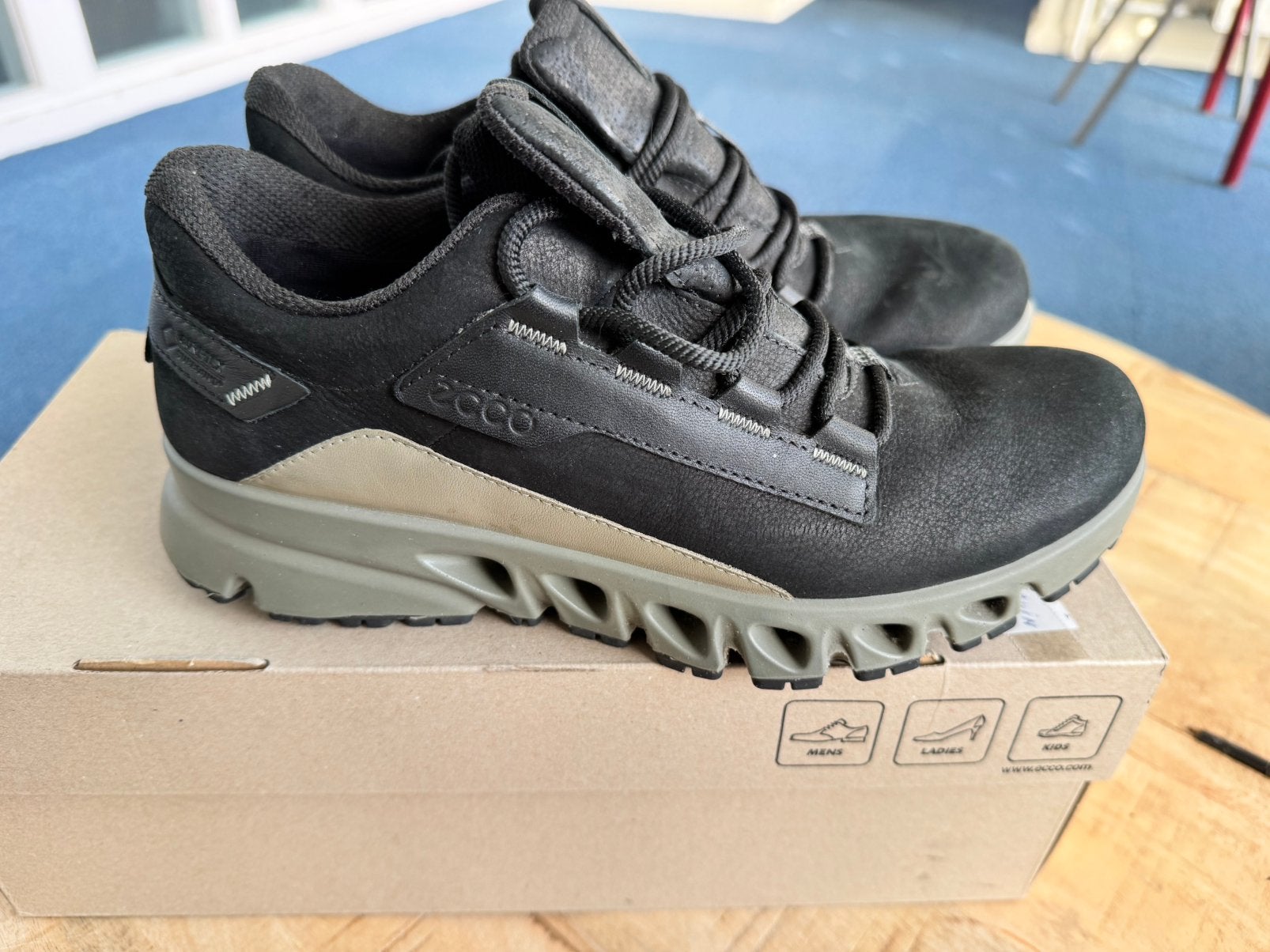 ECCO Cool 2.0 / Surround Gore-Tex Yakleer (Maat 40), Zwart, Ophalen of Verzenden, Gedragen, Wandelschoenen of Bergschoenen