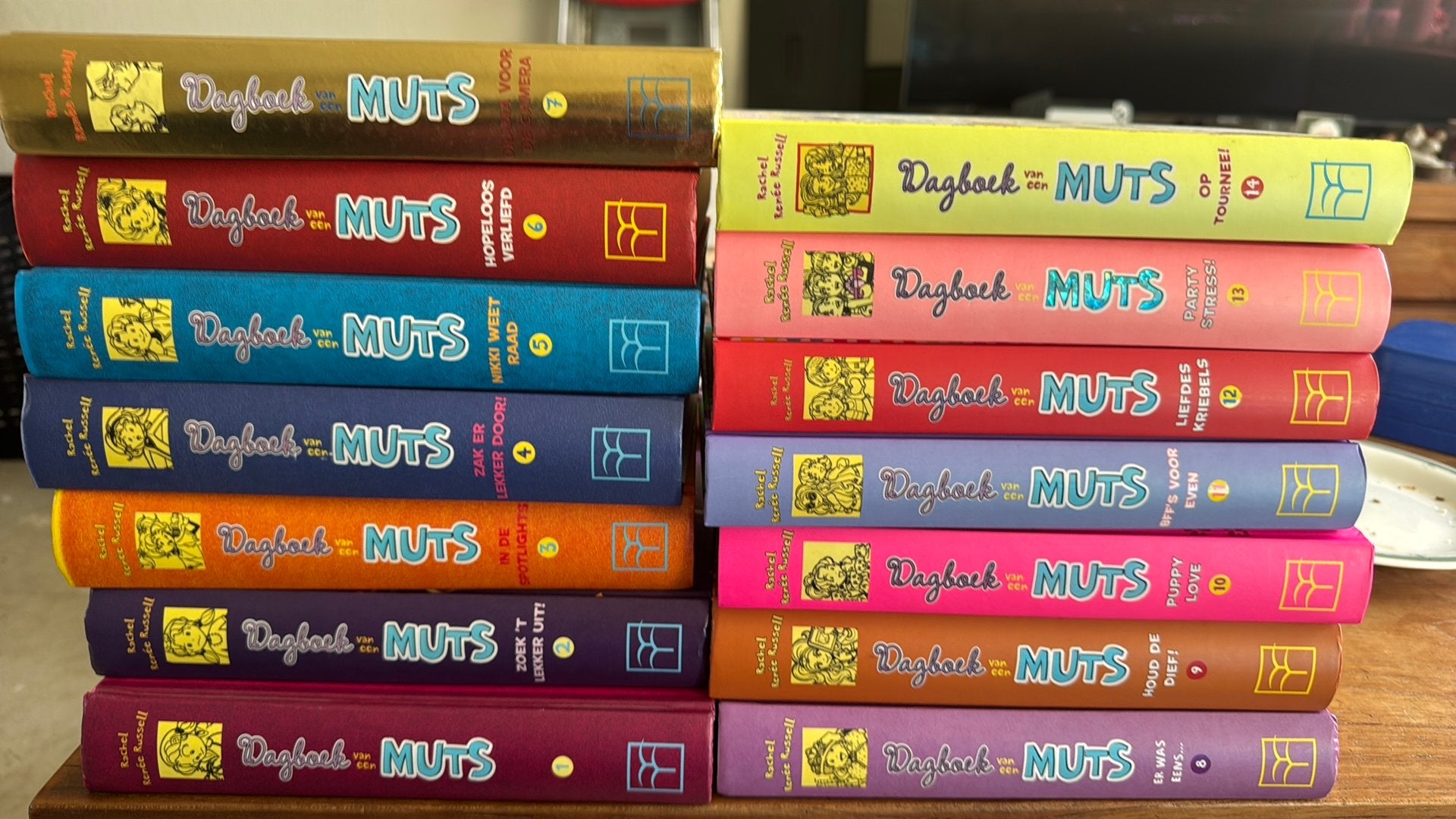 Mooie set Dagboek van een Muts (deel 1 t/m 14) – ZGAN!, Ophalen of Verzenden, Zo goed als nieuw