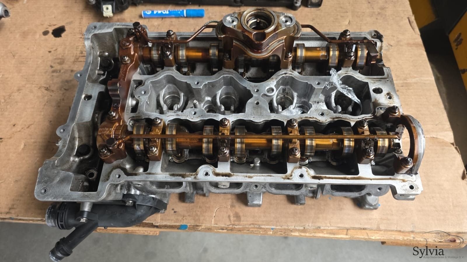 Cilinderkop N43 BMW 1 / 3 / 5  serie E6x E8x E9x 11127575670, Gebruikt, -, -, Ophalen of Verzenden