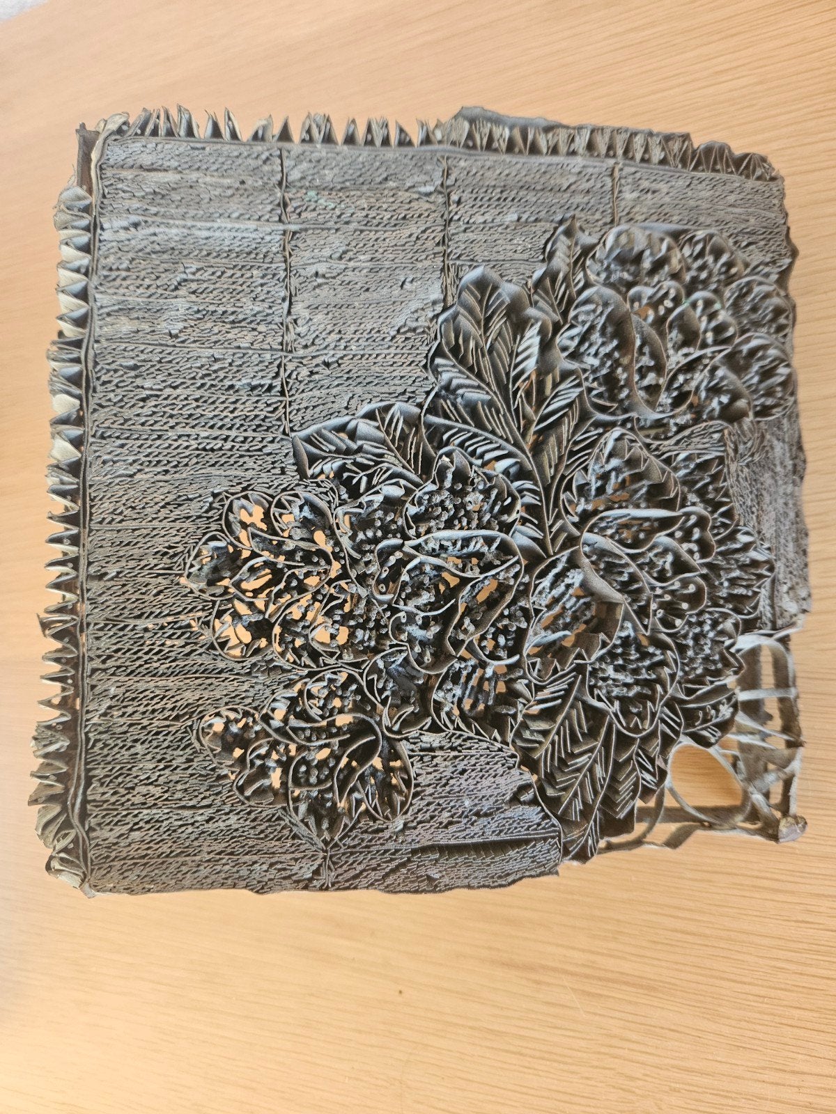 batik stempel metaal, Ophalen of Verzenden