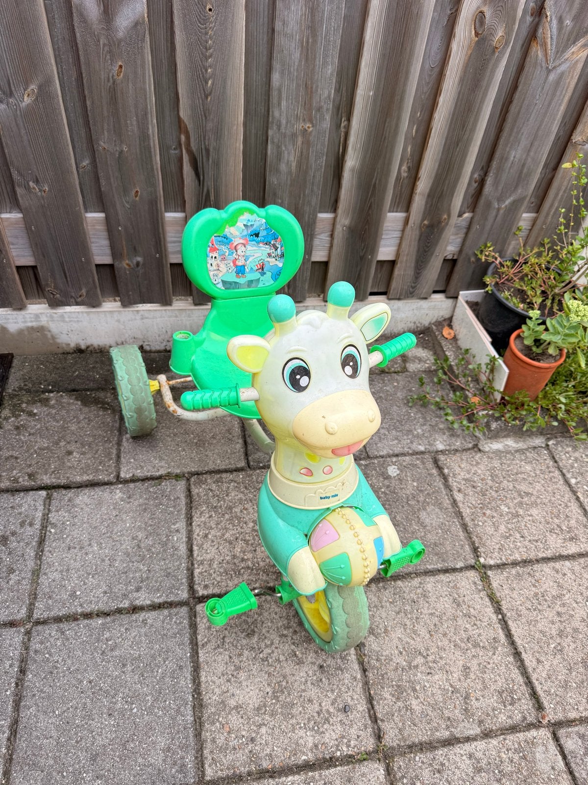 Loopfiets Giraffe met aanhanger - Gebruikt, Ophalen of Verzenden, Gebruikt, Loopfiets