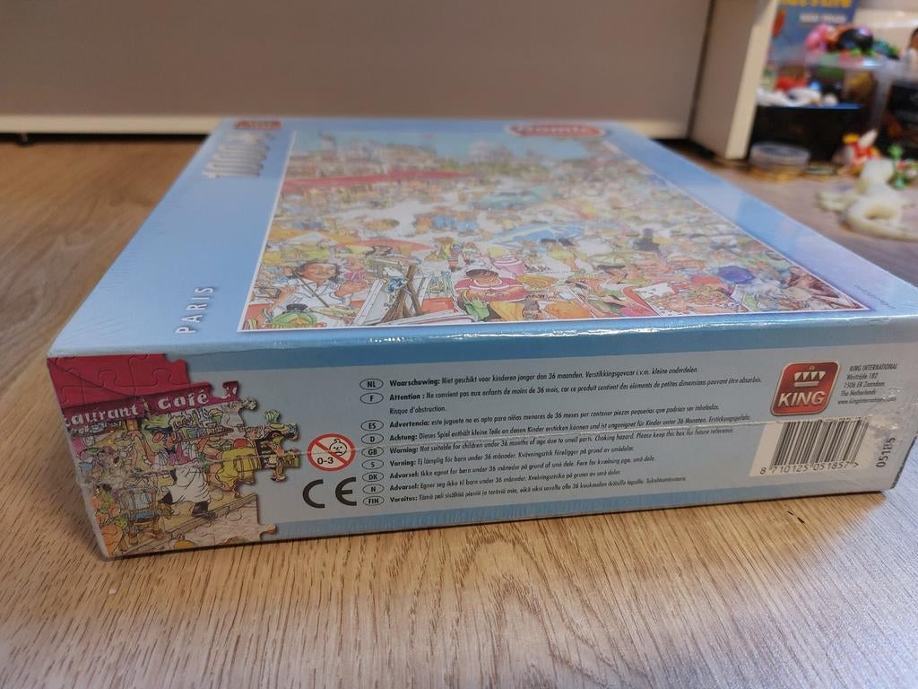 Comic collection puzzel 1000 stukjes Paris, Ophalen of Verzenden, 500 t/m 1500 stukjes