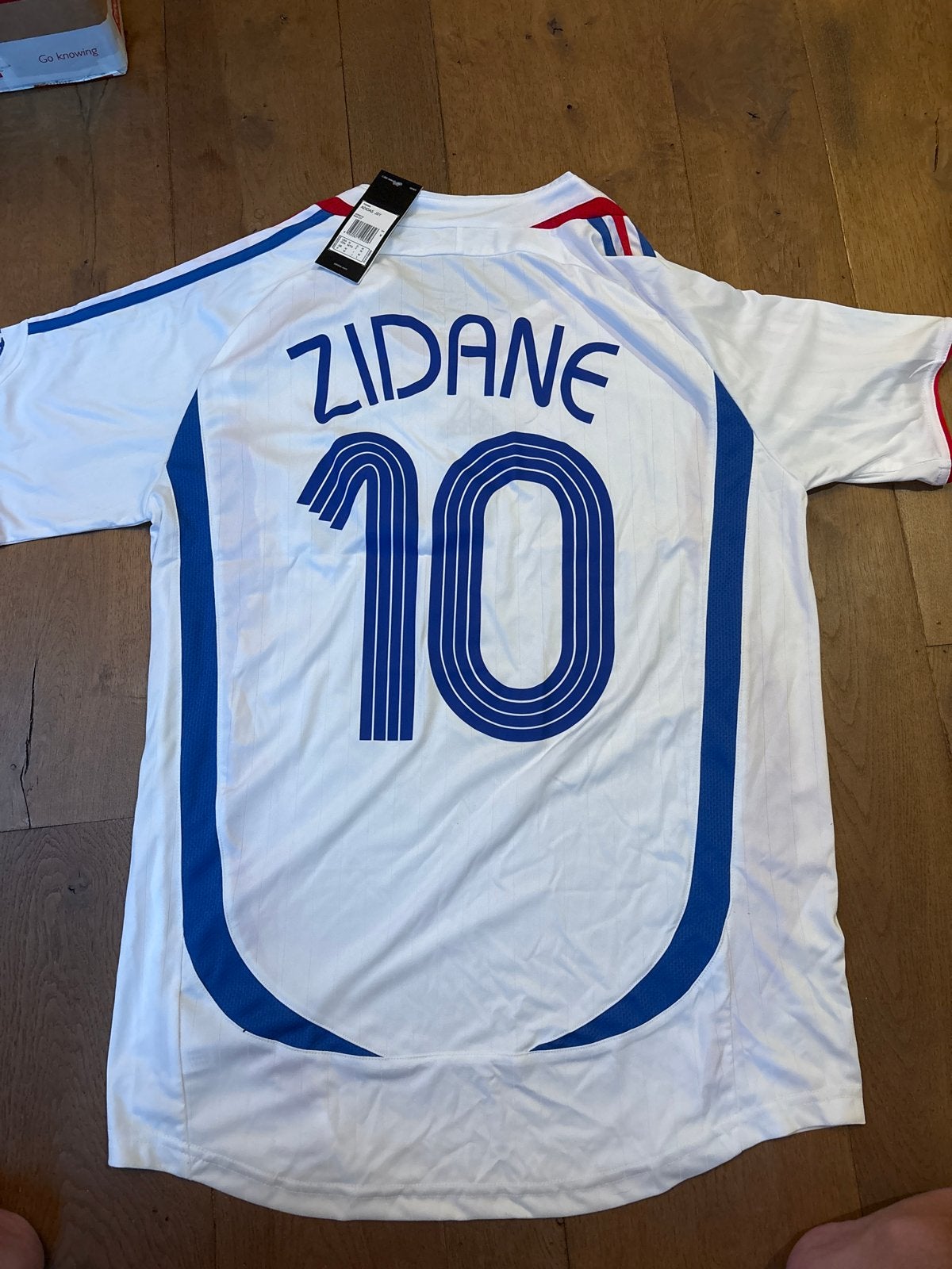 Zidane Frankrijk Thuisshirt 2006 WK - Maat M, Maat 48/50 (M), Wit, Nieuw, Ophalen of Verzenden