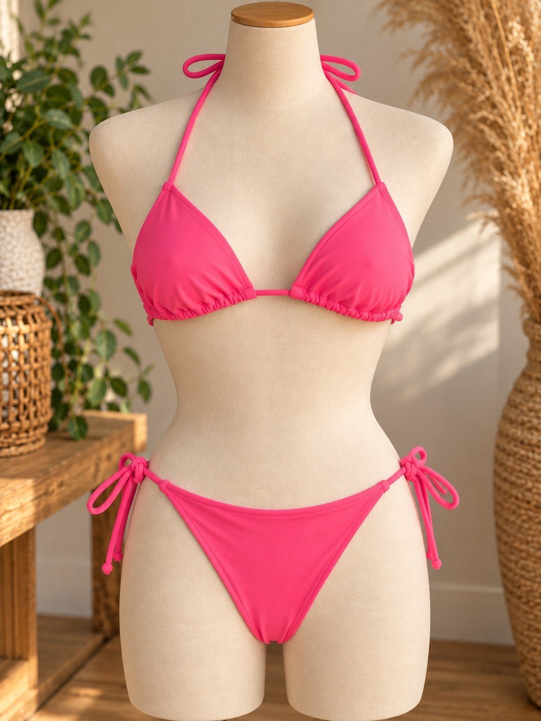 Primark roze bikini maat M, Primark, Nieuw, Ophalen of Verzenden, Roze