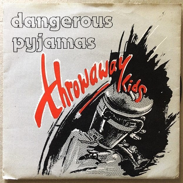 Dangerous Pyjamas Throwaway Kids Punk Nederpunk Utrecht, Gebruikt, 7 inch, Inclusief insert, Ophalen of Verzenden