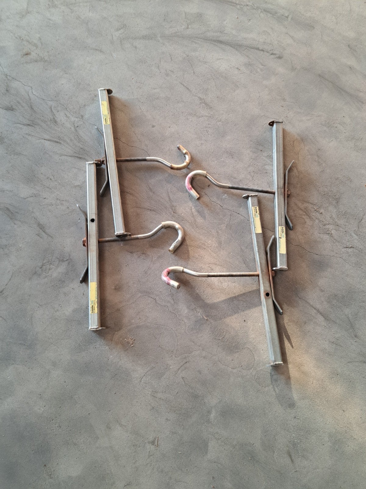 2 Sets haken om ladder op imperial te bevestigen 46,5cm, Little Jumbo, Gebruikt, ., Ophalen of Verzenden