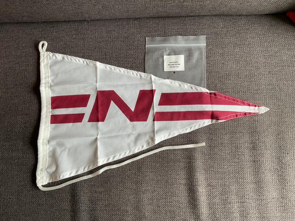 Nieuwe Najadclub vlag, Watersport en Boten, Accessoires en Onderhoud, Ophalen of Verzenden, Zo goed als nieuw, Motor en Techniek