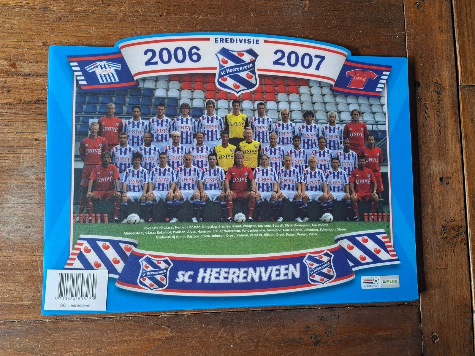 Plus Placemats Eredivisie 2006/2007, Plus, Ophalen of Verzenden