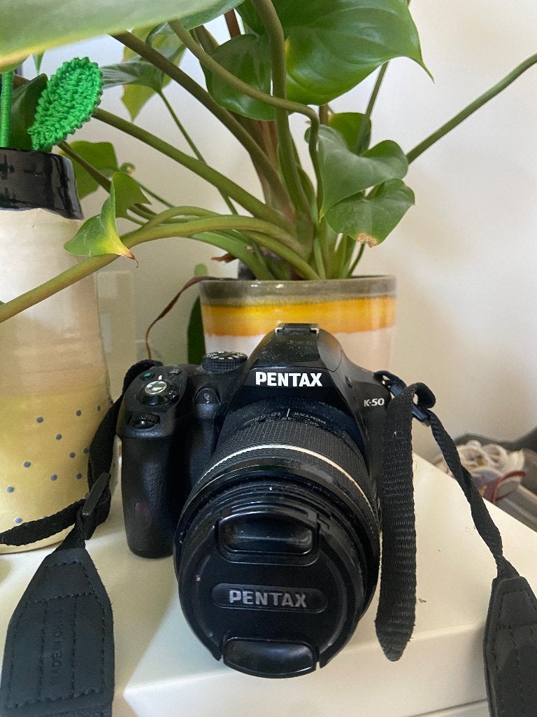 Pentax K-50 Camera, Ophalen, Gebruikt, Draagriem, Pentax