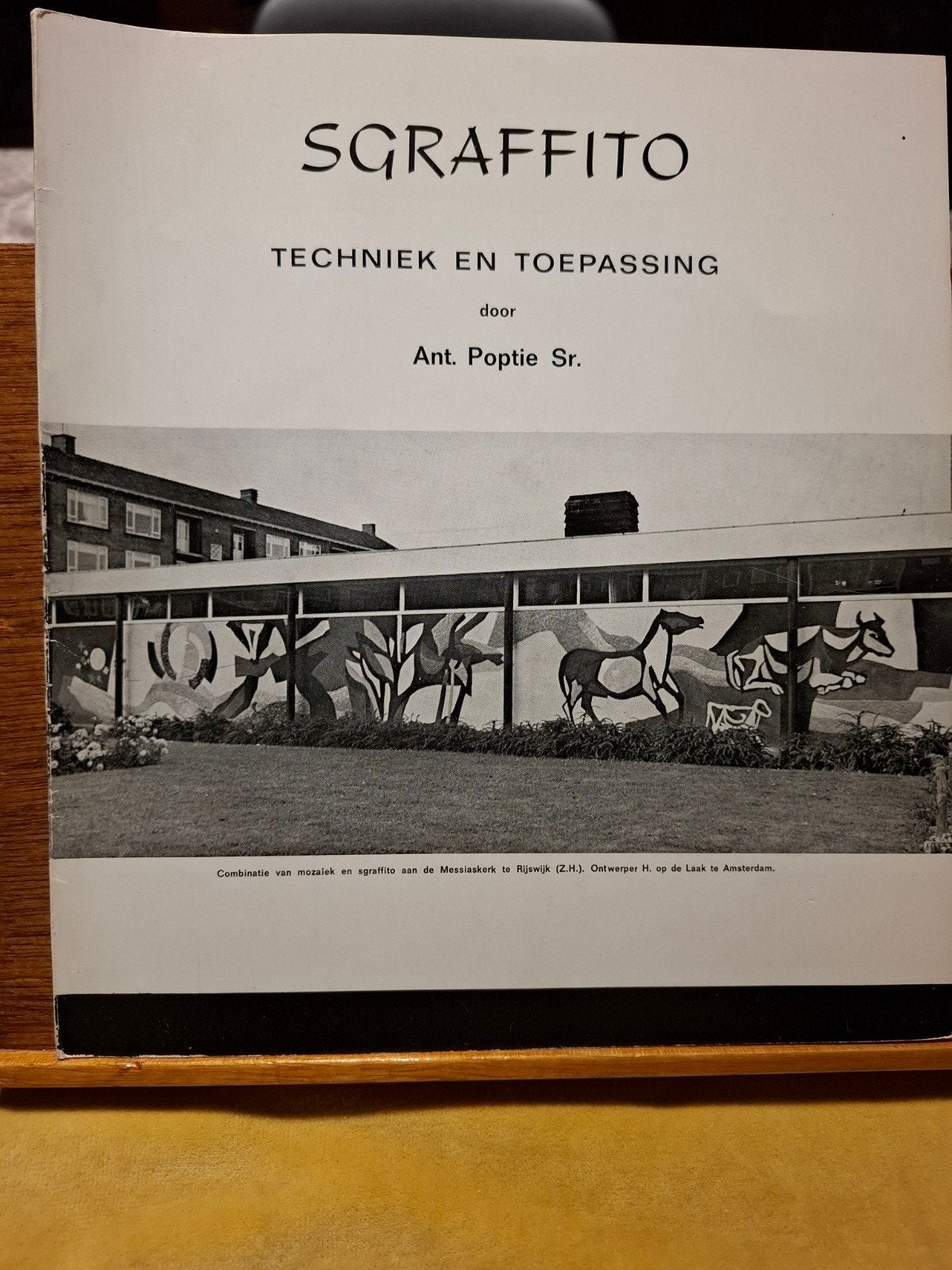 Sgraffito: Techniek en Toepassing - Ant. Poptie Sr., Ophalen of Verzenden, Zo goed als nieuw, Overige onderwerpen, Ant. Poptie Sr.