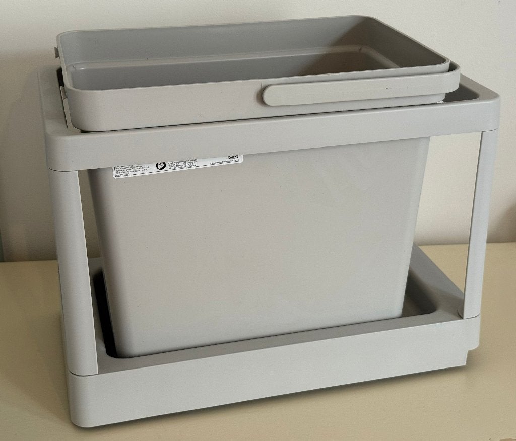 IKEA HÅLLBAR Afvalscheidingssysteem met uittrekframe, 40 liter of meer, Ophalen of Verzenden, Nieuw, Kunststof