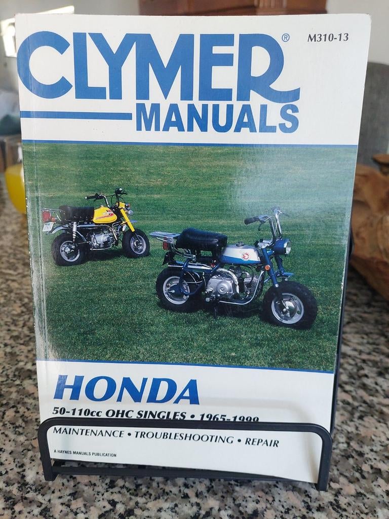 CLYMER MANUALS : HONDA Z50A MONKEY BIKE 50-110 CC OHC SINGEL, Ophalen of Verzenden, Honda