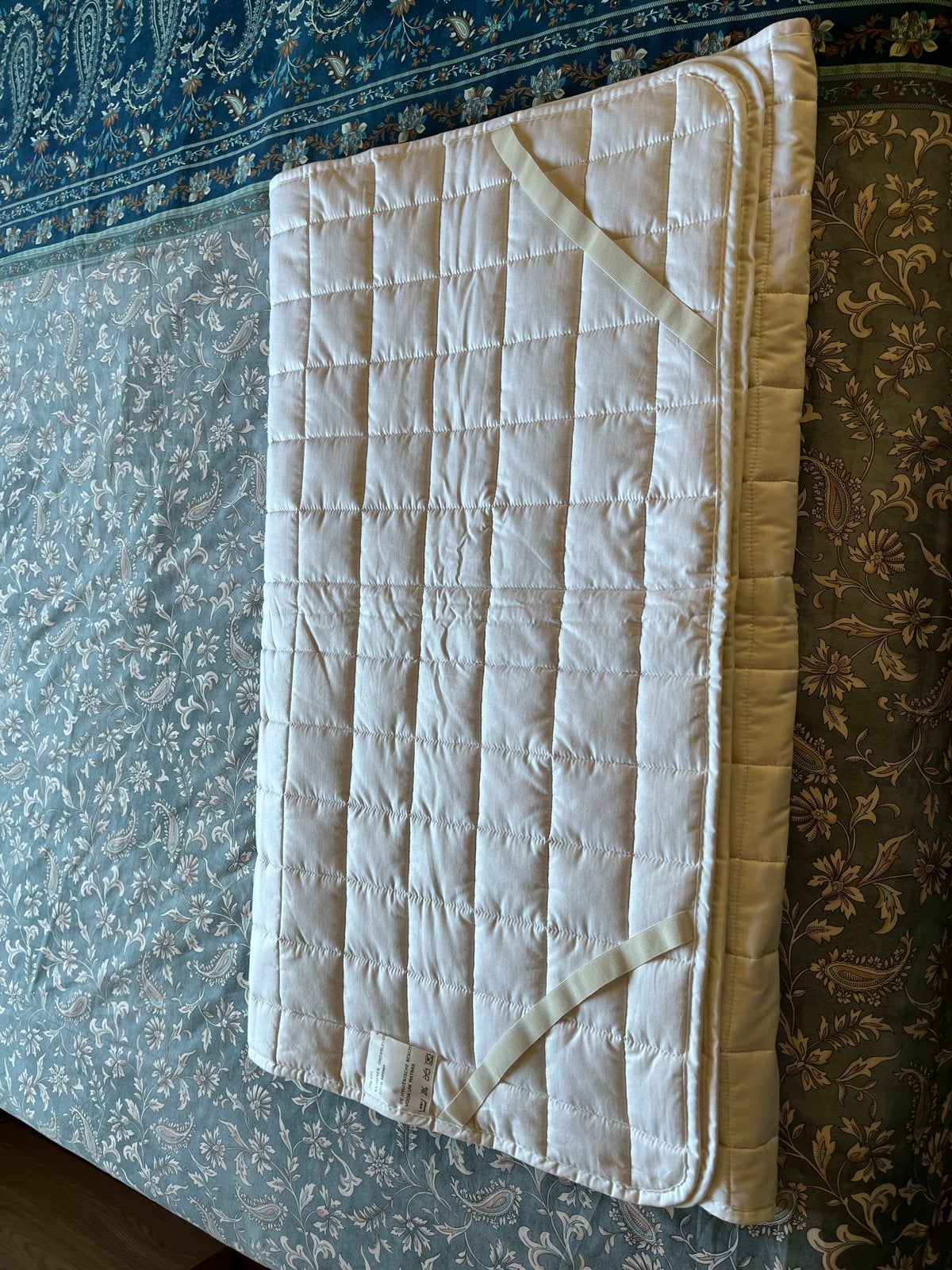 Katoenen onderlegger 90x220 cm. NIEUW, Ophalen, 90 cm, Eenpersoons, Nieuw