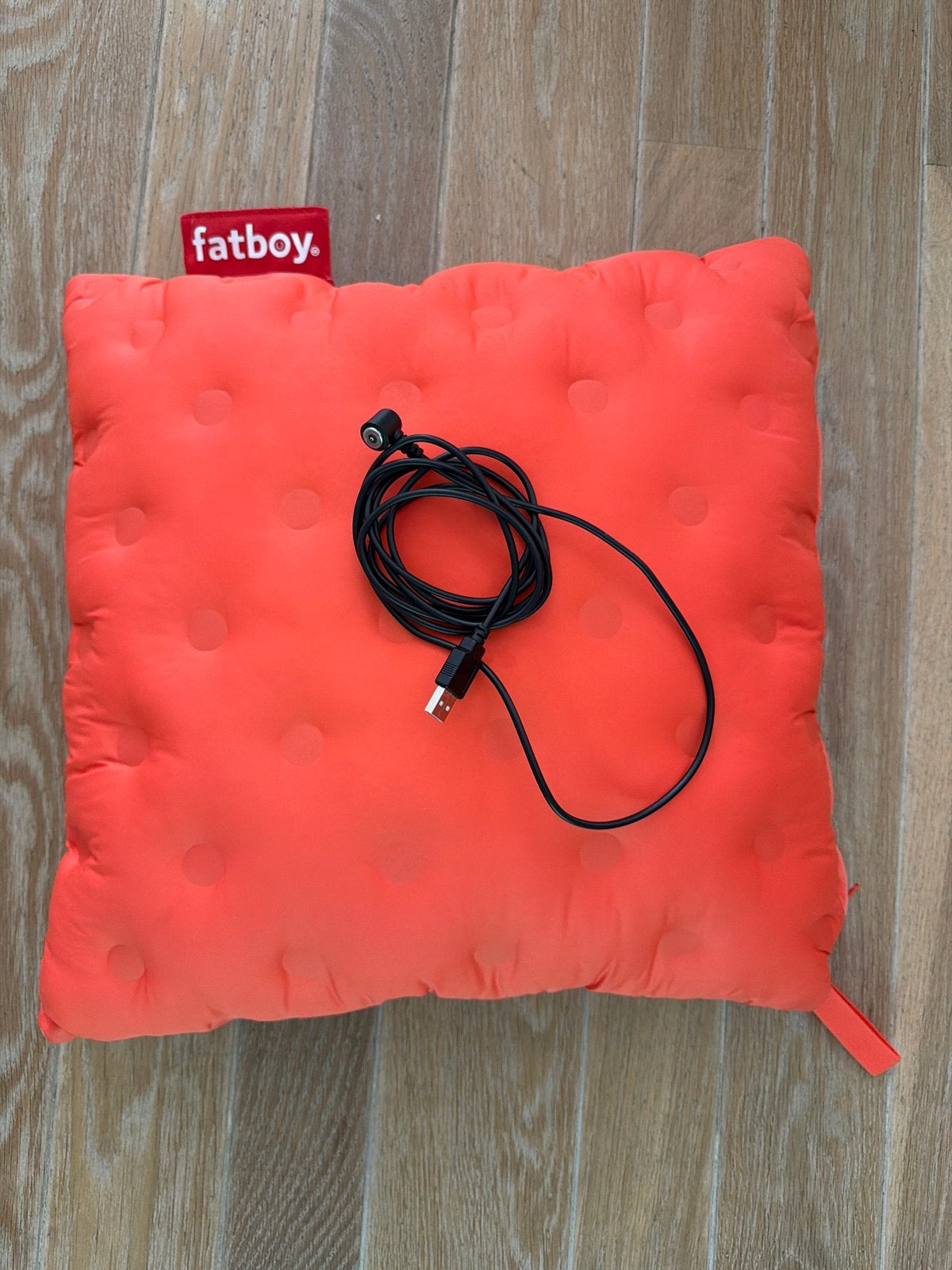 Fatboy Hotspot Kussen - Oranje (verwarmd), Overige merken, Gebruikt, Vierkant, Oranje