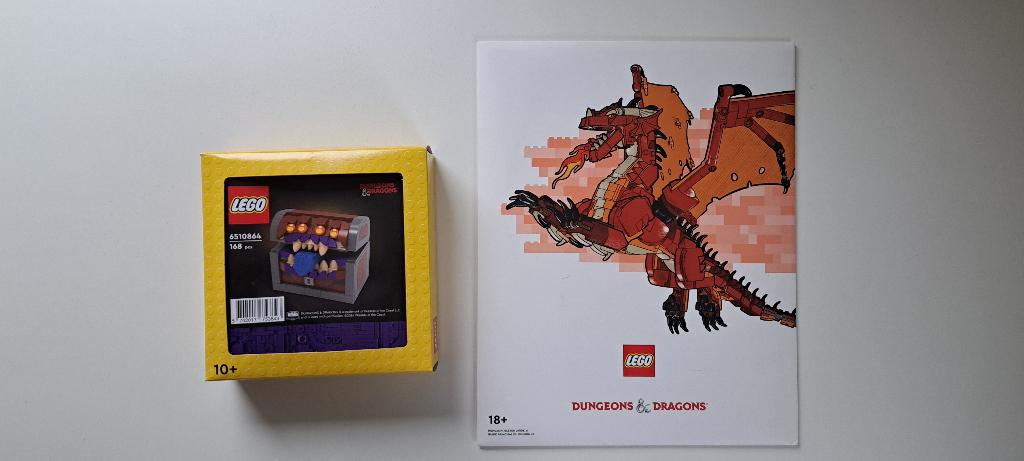 Lego D&D Red Dragon's Tale + Mimic Dice, Kinderen en Baby's, Speelgoed | Duplo en Lego, Ophalen, Overige thema's, Lego, Nieuw