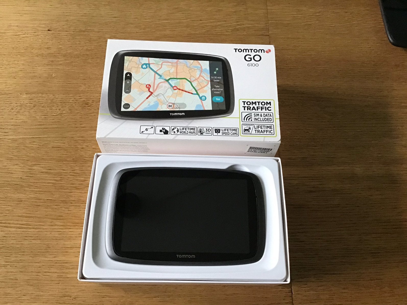 TomTom Go 6100, Auto diversen, Autonavigatie, Ophalen of Verzenden, Gebruikt