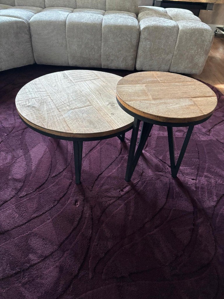 Salontafels 'De Troubadour' Amstelveen, 50 – 75, Minder dan 50 cm, Modern, Industrieel, Rond
