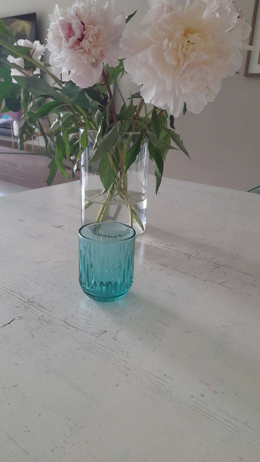 8 waterglazen, Ophalen of Verzenden, Zo goed als nieuw, Overige typen