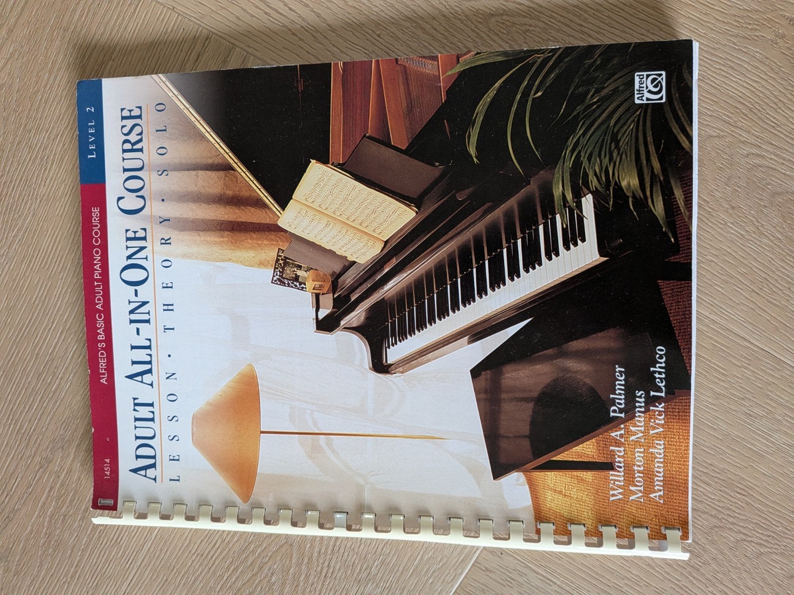 Alfred's Basic Adult Piano Course - All-in-One Level 2, Overige genres, Les of Cursus, Ophalen of Verzenden, Zo goed als nieuw