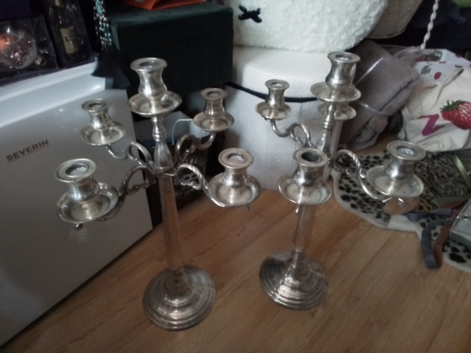 2 prachtige Grote Kandelaars, Ophalen of Verzenden, Zo goed als nieuw