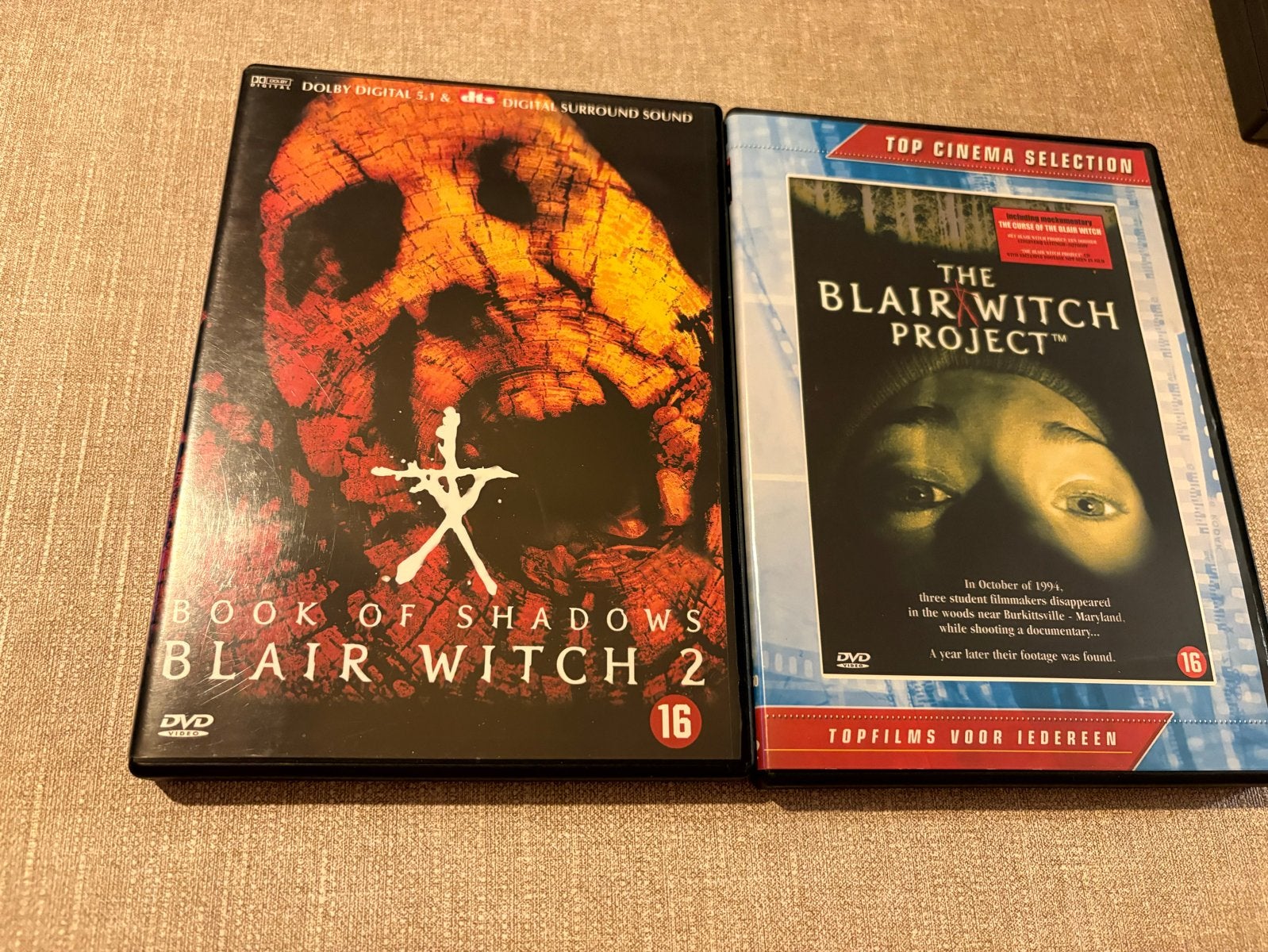 The Blair Witch Project & Book of Shadows: Blair Witch 2 DVD, Vanaf 16 jaar, Nederlands, Ophalen of Verzenden, Inclusief doosje