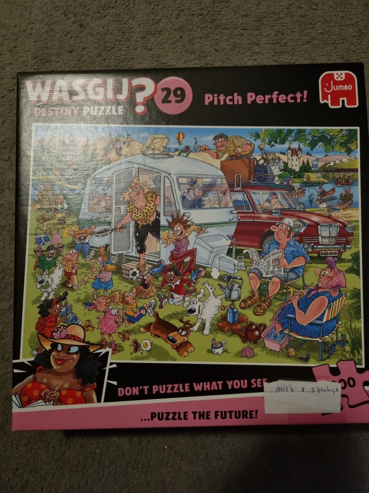 wasgij destiny nr 29 pitcher perfect, Ophalen of Verzenden, 500 t/m 1500 stukjes, Zo goed als nieuw, Legpuzzel
