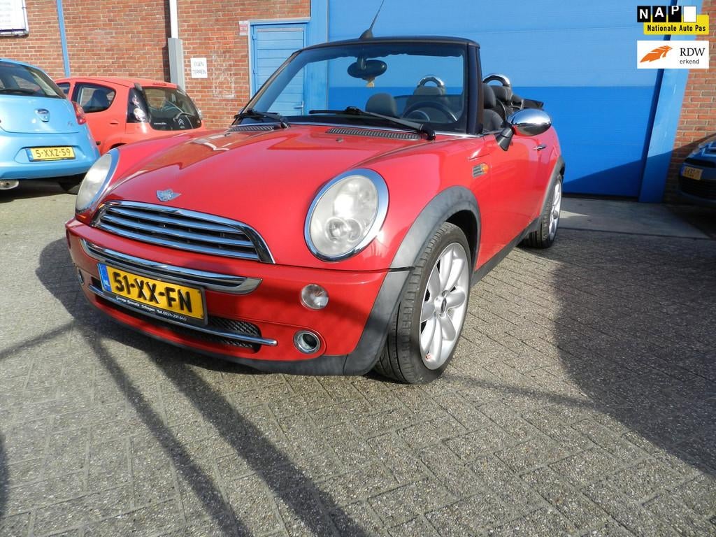 Mini Mini Cabrio 1.6 One Pepper, Stof, Gebruikt, Zwart, 4 cilinders