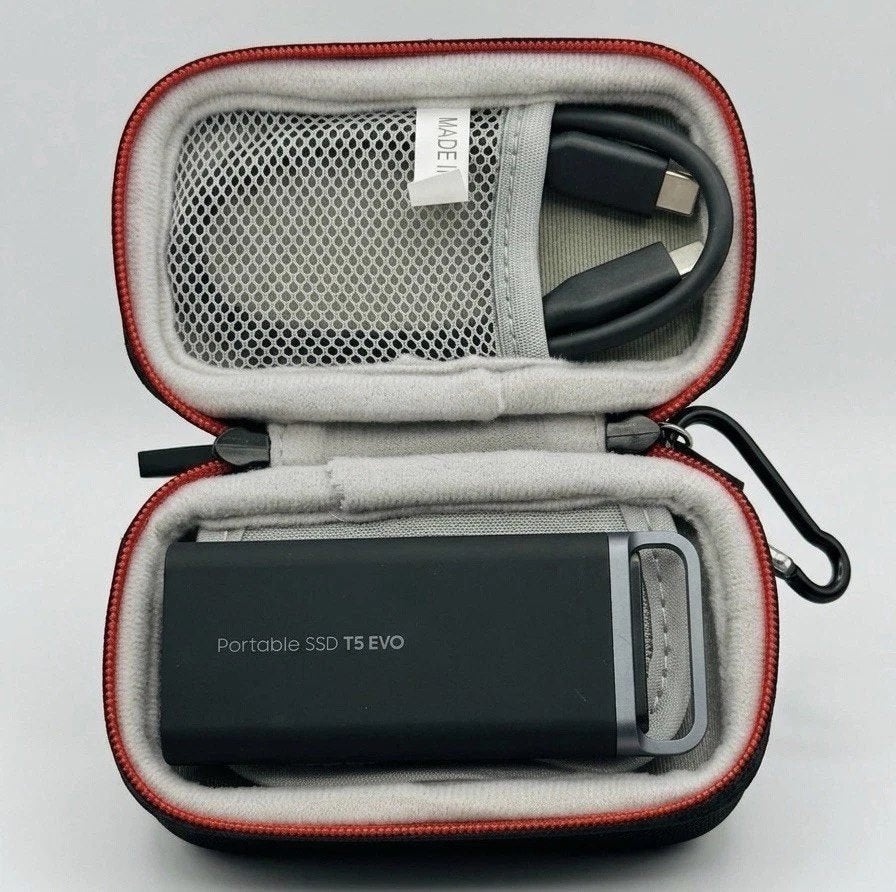 Samsung Portable SSD T5 EVO 8TB, Computers en Software, Harde schijven, SSD, Ophalen of Verzenden, Zo goed als nieuw, Samsung