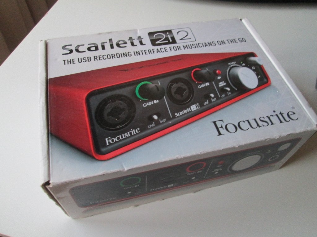 audio interface Focusrite 2 i 2 Scarlett, Ophalen of Verzenden, Zo goed als nieuw, Focusrite