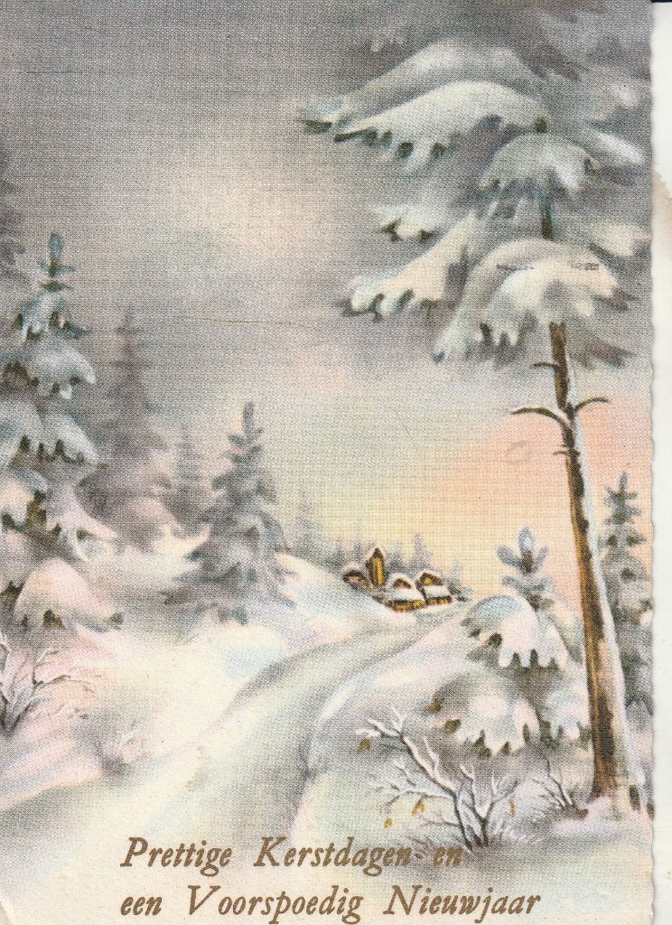 Prettige Kerstdagen en een Voorspoedig Nieuwjaar 1965, Ophalen of Verzenden, 1960 tot 1980, Gelopen, Feest(dag)