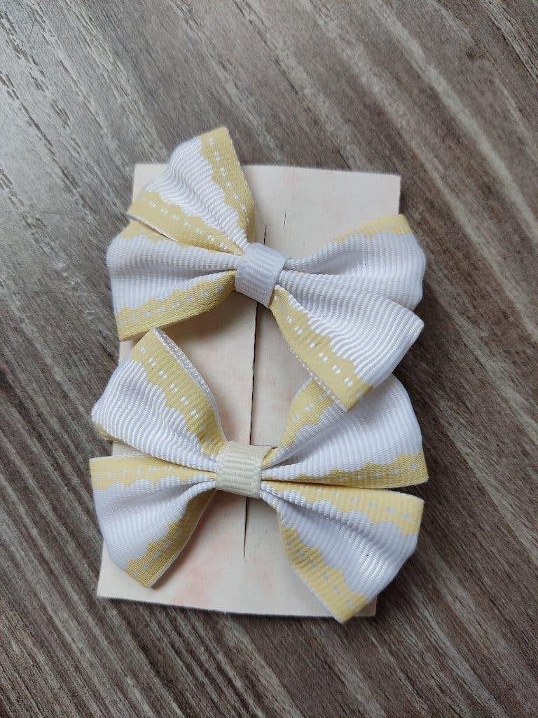 Setje van 2 haarspeldjes met strikje, Kinderen en Baby's, Nieuw, Ophalen of Verzenden, Onbekend, Haarspeld